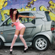 Image for article titled Smartinor, The Fugly Car Only This Babe Could Love